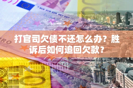 北京打官司欠债不还怎么办？胜诉后如何追回欠款？