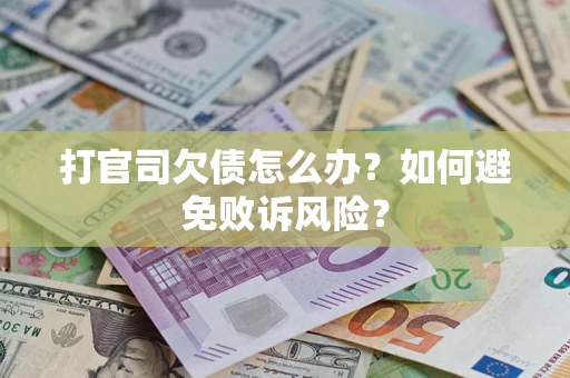 北京打官司欠债怎么办？如何避免败诉风险？