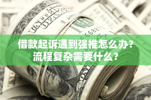 北京借款起诉遇到强推怎么办？流程复杂需要什么？