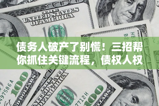 北京债务人破产了别慌！三招帮你抓住关键流程，债权人权益不再缩水