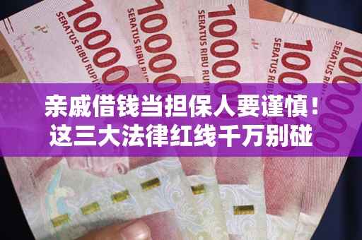 北京亲戚借钱当担保人要谨慎！这三大法律红线千万别碰