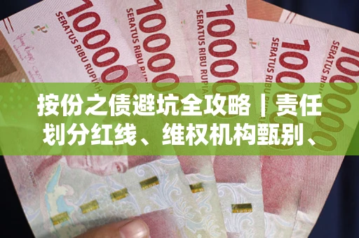 北京按份之债避坑全攻略｜责任划分红线、维权机构甄别、纠纷处理全流程拆解
