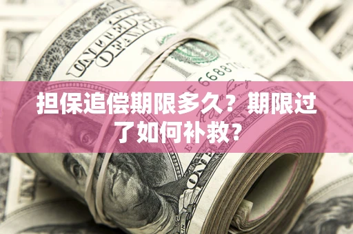 北京担保追偿期限多久？期限过了如何补救？