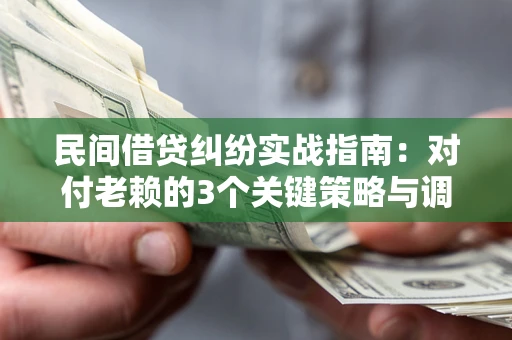 北京民间借贷纠纷实战指南：对付老赖的3个关键策略与调解盲区解析