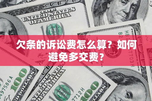北京欠条的诉讼费怎么算？如何避免多交费？