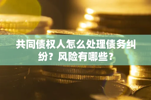 北京共同债权人怎么处理债务纠纷？风险有哪些？